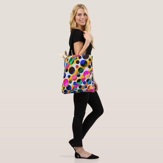 prachtige graffiti grunge textuur abstracte backgr tote bag (Op model)