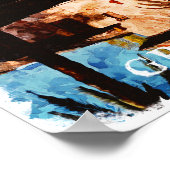 Prachtige Granada Spanje Alhambra Reizen Poster (Hoek)