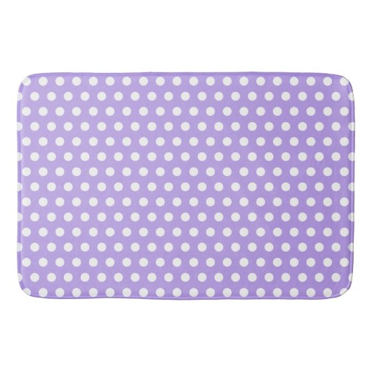 Prachtige grape Polka-Dot Bath Mat (Voorkant)