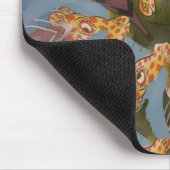 Prachtige, grappige Afrikaanse Giraffe Muismat (Hoek)