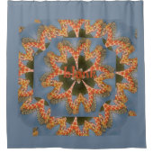 Prachtige, grappige blanco Giraffe Shower-necks Douchegordijn (Voorkant)