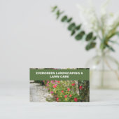 Prachtige grasfoto Landscaping II Visitekaartje (Staand voorkant)