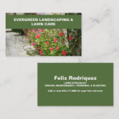 Prachtige grasfoto Landscaping II Visitekaartje (Voorkant / Achterkant)