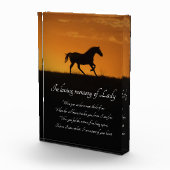 Prachtige, gratis Spirituele paardenherdenking Fotoblokken (Rechts)