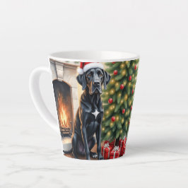 Prachtige Great Dane Kerstmis Latte Mok