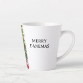 Prachtige Great Dane Kerstmis Latte Mok (Rechts)