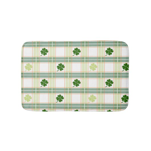 Prachtige Green Shamrock Pset Badmat (Voorkant)