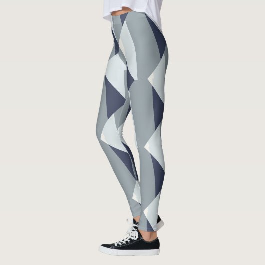 Prachtige Grey Fade Abstract Leggings (Links)