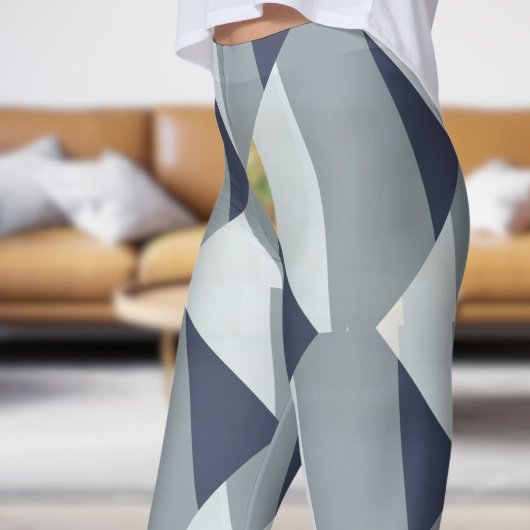 Prachtige Grey Fade Abstract Leggings