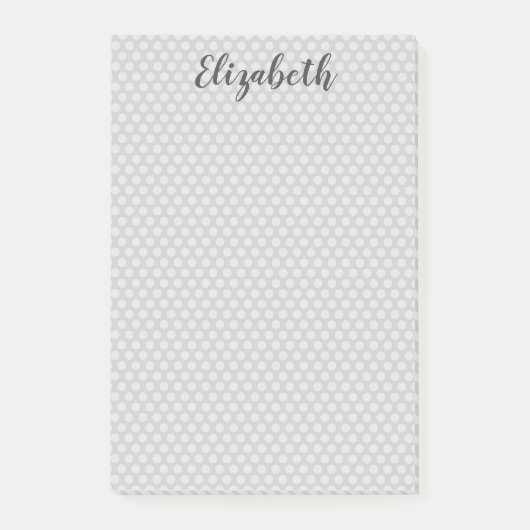 Prachtige grijze haarpunten post-it® notes (Voorkant)