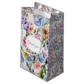 Prachtige grillige bloem klein cadeauzakje (Achterkant Gekanteld)