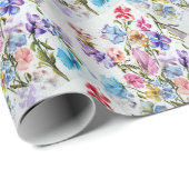 PRACHTIGE GRILLIGE BLOEMENTUIN CADEAUPAPIER (Rol Hoek)