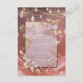 Prachtige grillige wolken en sterren Details Informatiekaartje (Voorkant)