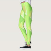 Prachtige groene fade Abstract Leggings (Links)