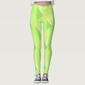 Prachtige groene fade Abstract Leggings (Voorkant)