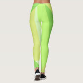 Prachtige groene fade Abstract Leggings (Achterkant)