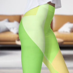 Prachtige groene fade Abstract Leggings