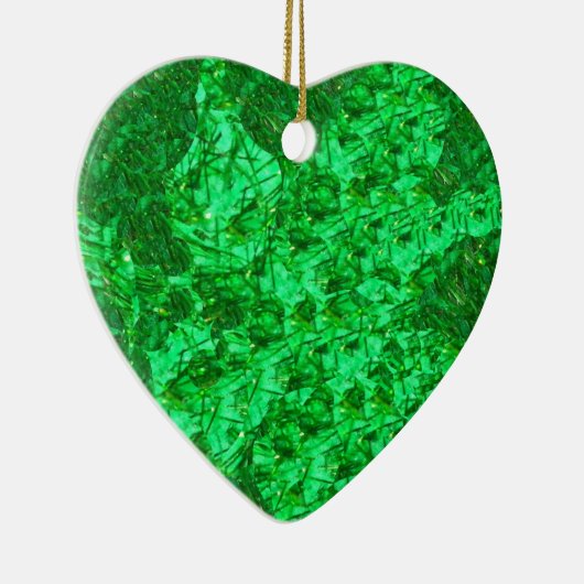Prachtige Groene Heart Ornament (Rechts)