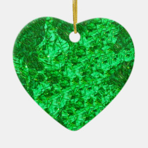 Prachtige Groene Heart Ornament