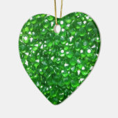 Prachtige groene kristallen keramisch Ornament voo (Links)