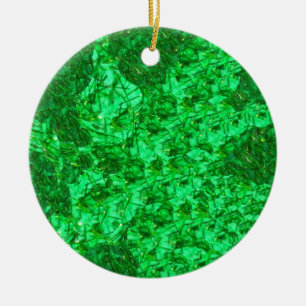 Prachtige groene ronde ornament
