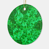 Prachtige Groene Ronde Ornament (Links)
