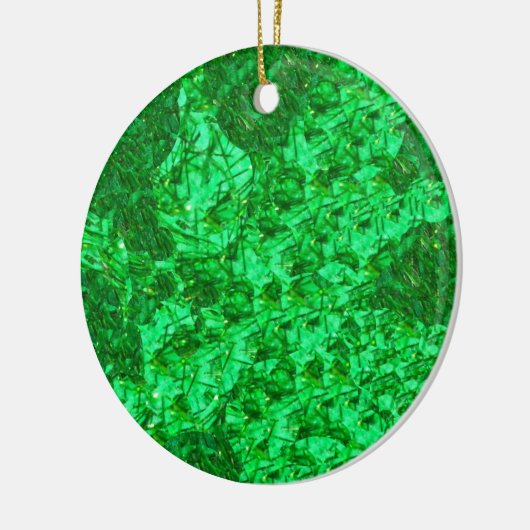 Prachtige Groene Ronde Ornament (Links)