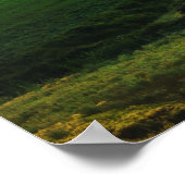 Prachtige groenen in het landschap met lichte pa poster (Hoek)