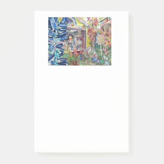 Prachtige grote Bowling House Painting Post Post-it® Notes (Voorkant)