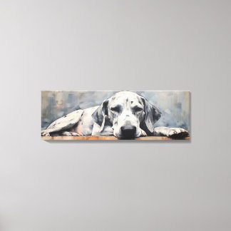 Prachtige Grote Deen Hond Canvas Afdruk
