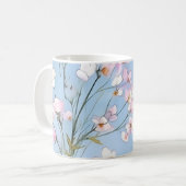 Prachtige Gypsophila Koffiemok (Voorkant links)