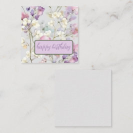 Prachtige Gypsophila Notitiekaartje