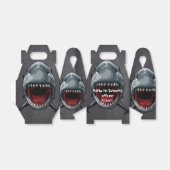 Prachtige haai verjaardag bedankdoosjes (Uitgevouwen)