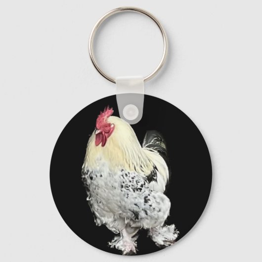 Prachtige Haan No 2 Sleutelhanger (Voorkant)