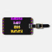 Prachtige Hakuna Matata Art Print Bagagelabel (Voorkant horizontaal)