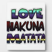 Prachtige Hakuna Matata Art Print Fotoplaat (Voorkant)