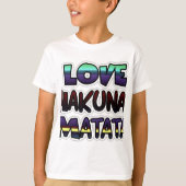 Prachtige Hakuna Matata Art Print T-shirt (Voorkant)