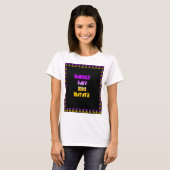 Prachtige Hakuna Matata Art Print T-shirt (Voorkant volledig)