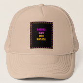 Prachtige Hakuna Matata Art Print Trucker Pet (Voorkant)