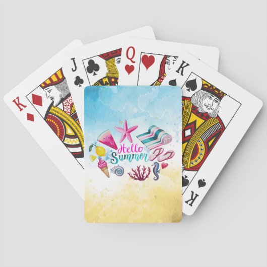 Prachtige Hallo Pokerkaarten (Achterkant)