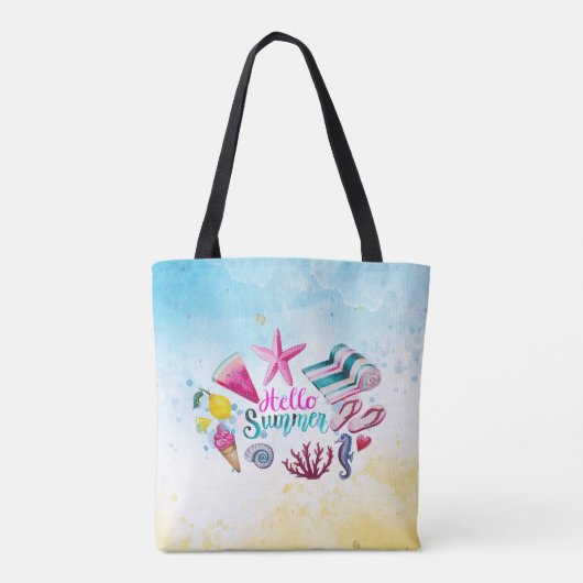 Prachtige Hallo Tote Bag (Achterkant)