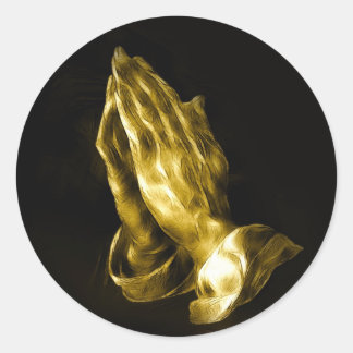 Prachtige handen ronde sticker
