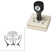 Prachtige handen rubberstempel (Gestempeld)