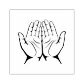 Prachtige handen rubberstempel (Afrduk)