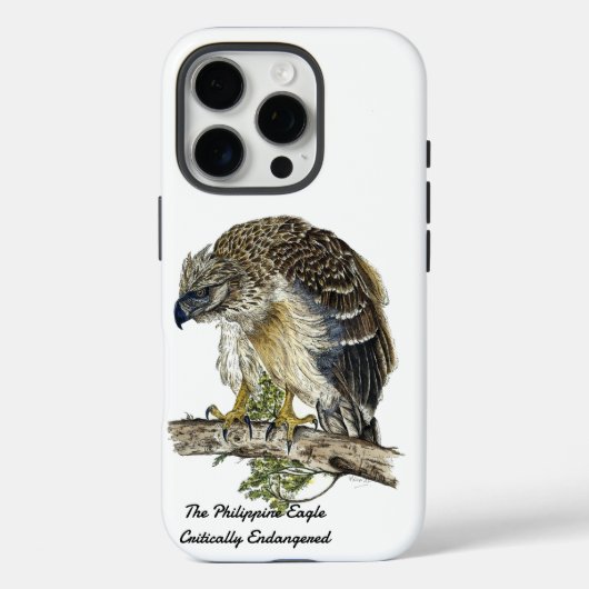 Prachtige handgeschilderde bedreigde adelaar Case-Mate iPhone case (Achterkant)