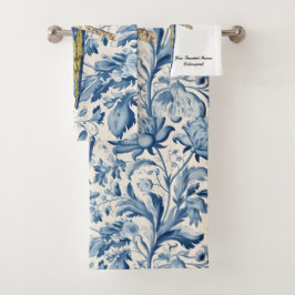 Prachtige handgeschilderde bedreigde ara bad handdoek