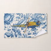 Prachtige handgeschilderde bedreigde ara bad handdoek (Handdoek)