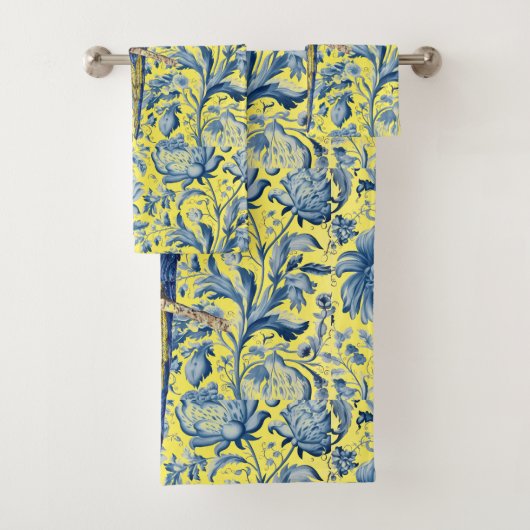 Prachtige handgeschilderde bedreigde ara bad handdoek (Insitu)