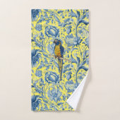 Prachtige handgeschilderde bedreigde ara bad handdoek (Handdoek)