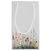 Prachtige handgeschilderde Ceylon Rozen vlinder Klein Cadeauzakje (Achterkant)